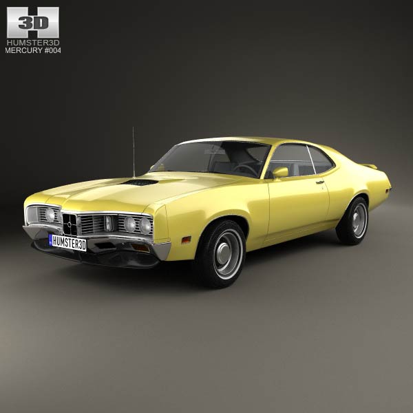 Mercury Montego Coupe 1970 3D model