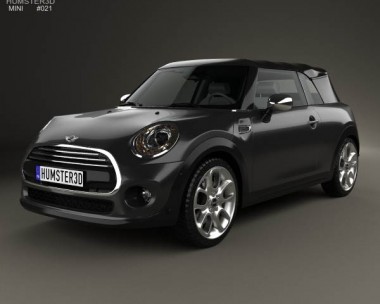 Mini Cooper convertible 2014 3D Model