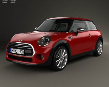 Mini Cooper hardtop 2014 3D Model