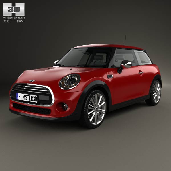 Mini Cooper hardtop 2014 3D model