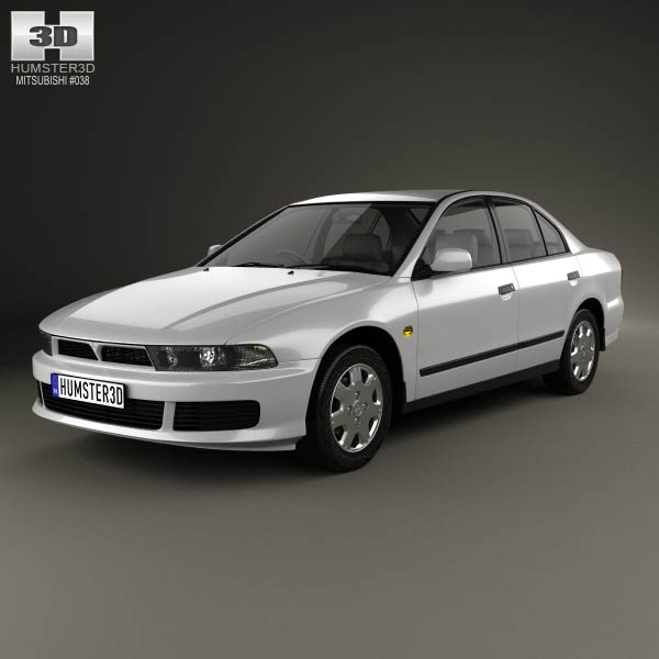 Mitsubishi Galant sedan 1996 3D model