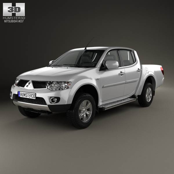 Mitsubishi L200 Triton Double Cab HPE 2012 3D model