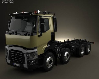 Renault C Chassis Truck 2013 3D Model