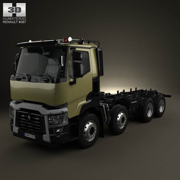 Renault C Chassis Truck 2013 3D model