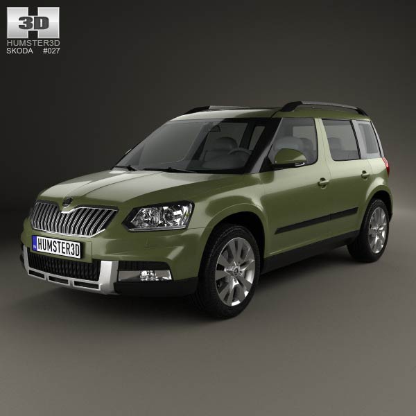 Skoda Yeti Outdoor 2014 3D model