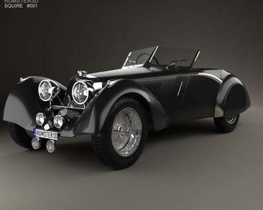 Squire Corsica Roadster 1936 3D Model