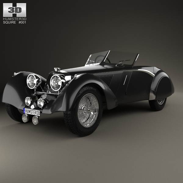 Squire Corsica Roadster 1936 3D model