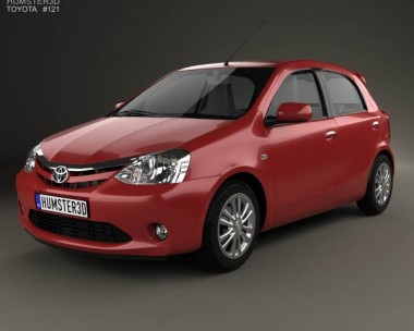 Toyota Etios Liva 2014 3D Model