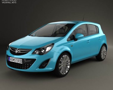 Vauxhall Corsa (D) 5-door 2010 3D Model