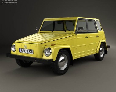 Volkswagen Type 181 1973 3D Model