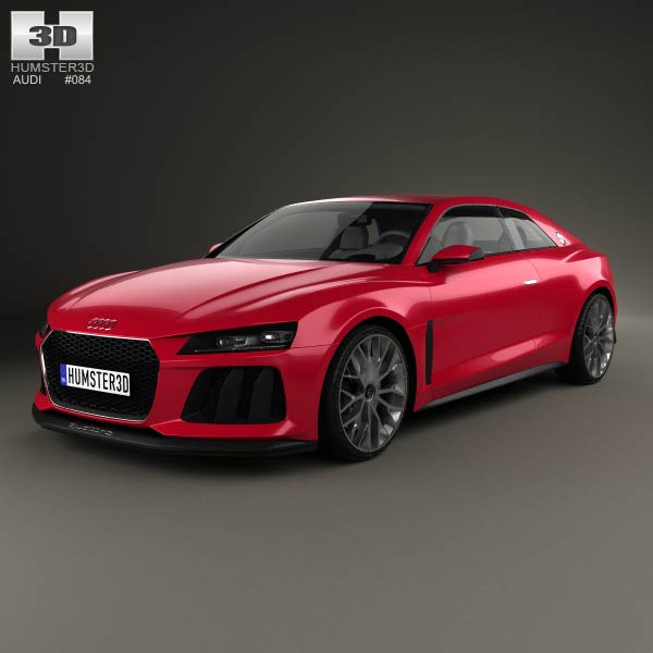 Audi Sport Quattro Laserlight 2014 3D model