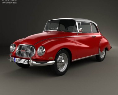 Auto Union 1000 S coupe de Luxe 1959 3D Model