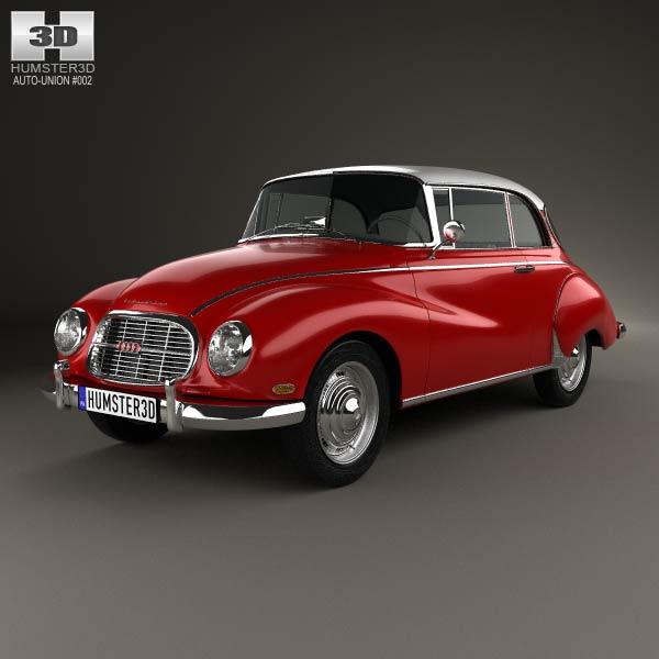 Auto Union 1000 S coupe de Luxe 1959 3D model