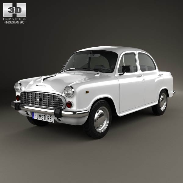 Hindustan Ambassador Classic 1999 3D model