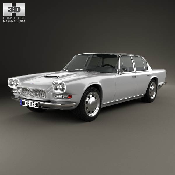 Maserati Quattroporte 1966 3D model