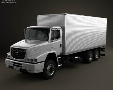 Mercedes-Benz Atron Box Truck 2011 3D Model