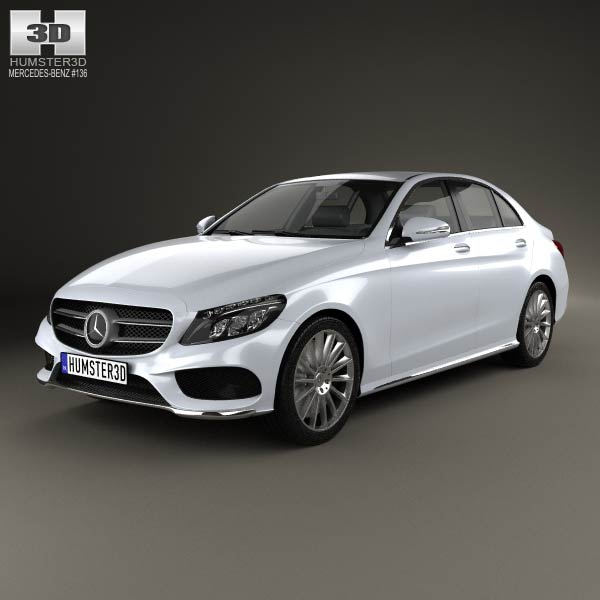 Mercedes-Benz C-Class AMG (W205) sedan 2014 3D model