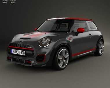 Mini John Cooper Works hardtop 2014 3D Model