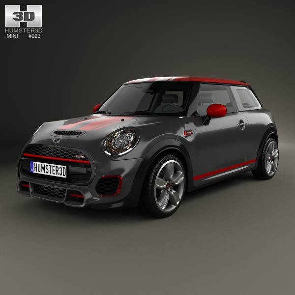 Mini John Cooper Works hardtop 2014 3D model