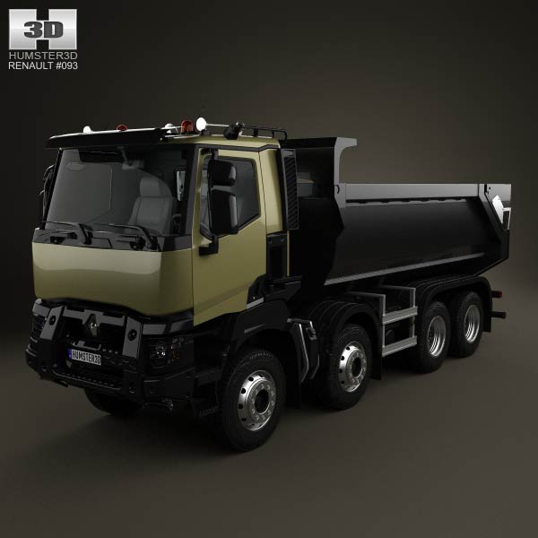 Renault K 430 Tipper Truck 2013 3D model
