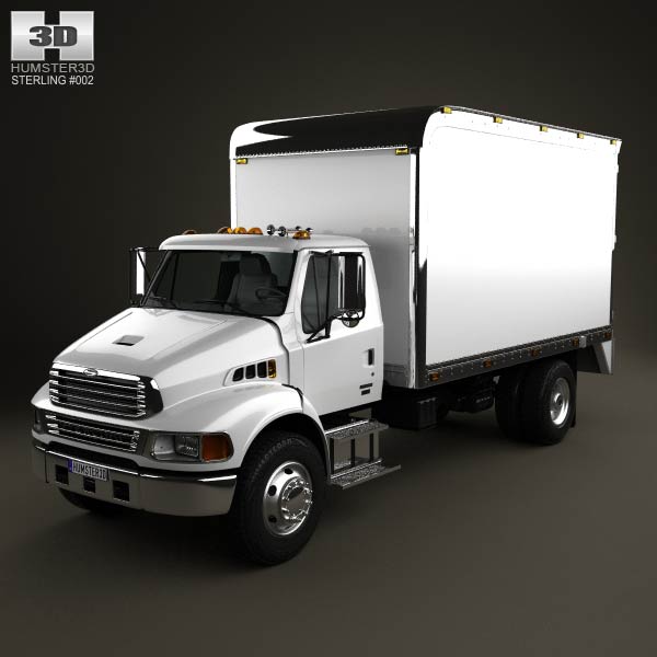 Sterling Acterra Box Truck 2002 3D model
