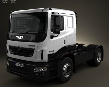 Tata Prima Tractor Racing Truck 2009 3D Model