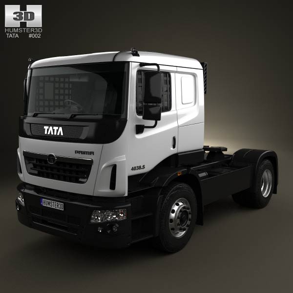 Tata Prima Tractor Racing Truck 2009 3D model