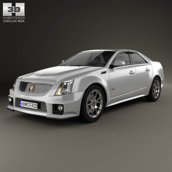 Cadillac CTS-V sedan 2009 3D model