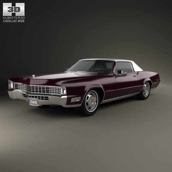 Cadillac Eldorado Fleetwood 1968 3D model
