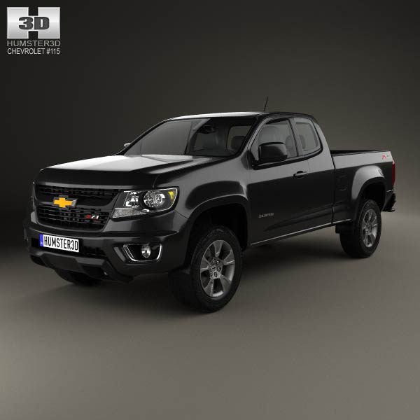 Chevrolet Colorado Extended Cab 2014 3D model