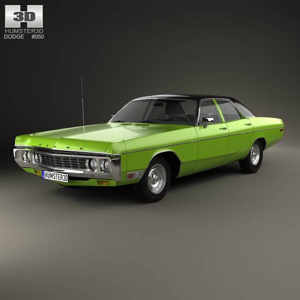 Dodge Polara Hardtop Coupe 1970 3D model