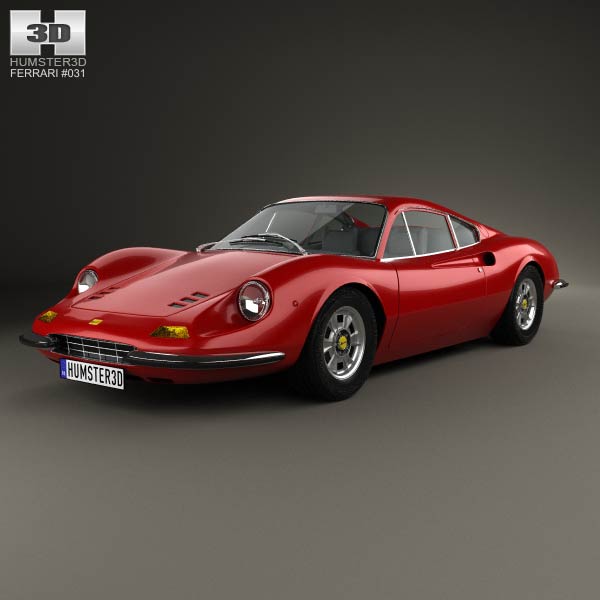 Ferrari Dino 246 GT 1969 3D model