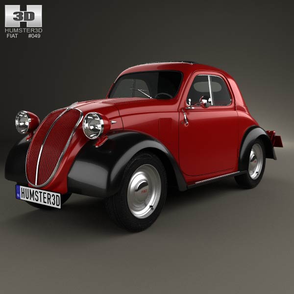 Fiat 500 Topolino 1936 3D model