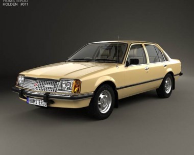 Holden Commodore with HQ interior 1980 3D Model