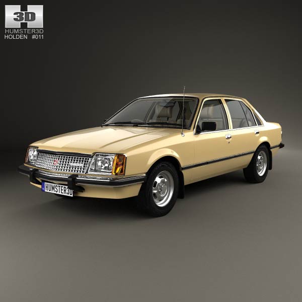 Holden Commodore with HQ interior 1980 3D model