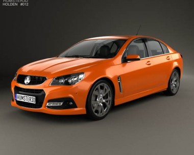 Holden VF Commodore Calais V SSV with HQ interior 2013 3D Model