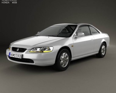 Honda Accord coupe 1998 3D Model
