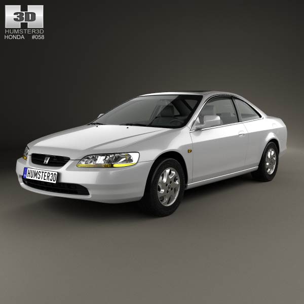 Honda Accord coupe 1998 3D model