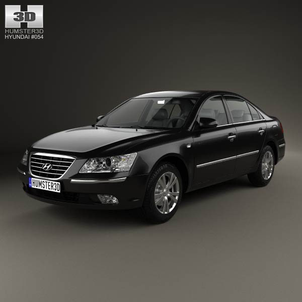 Hyundai Sonata (NF) 2008 3D model