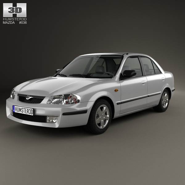 Mazda 323 (Familia) 1998 3D model