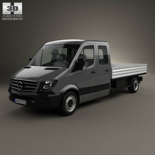 Mercedes-Benz Sprinter Drop Side Double Cab 2013 3D model