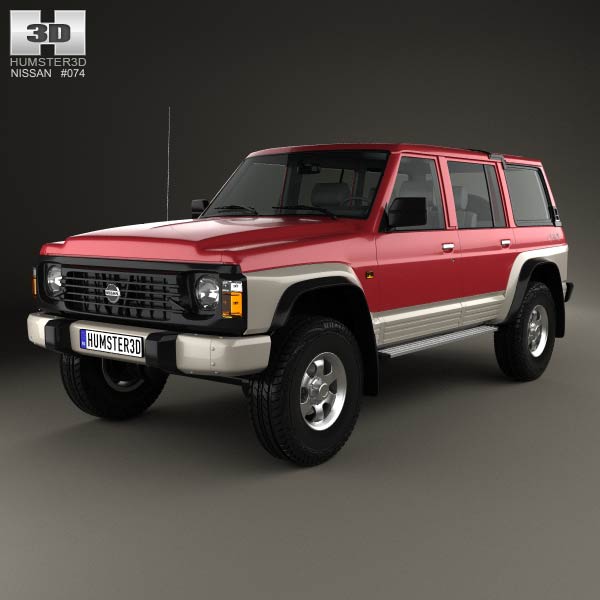 Nissan Patrol (Y60) 5-door 1987 3D model
