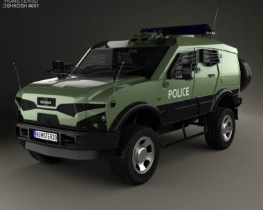 Oshkosh Sand Cat Transport 2012 3D Model