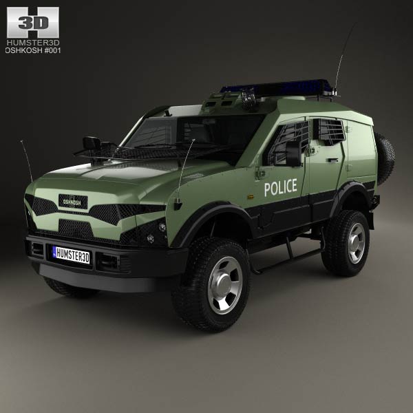 Oshkosh Sand Cat Transport 2012 3D model