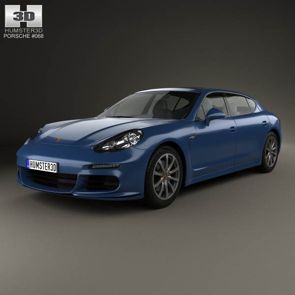 Porsche Panamera 4S Executive 2014 3D model