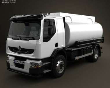 Renault Premium Lander Tanker Truck 2006 3D Model