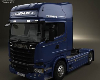 Scania R 730 Tractor Truck 2013 3D Model