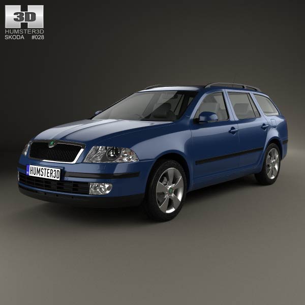 Skoda Octavia combi 2005 3D model