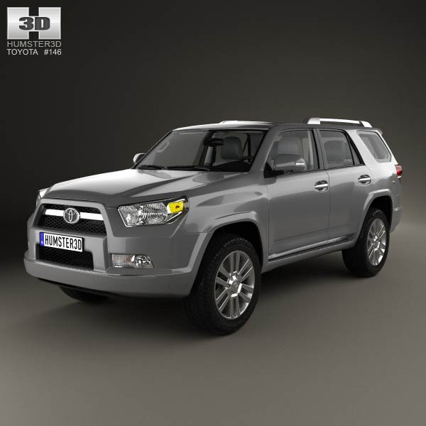 Toyota 4Runner with HQ interior 2011 3D model