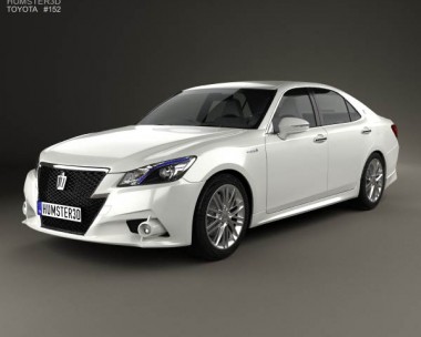 Toyota Crown Hybrid Athlete 2013 3D Model